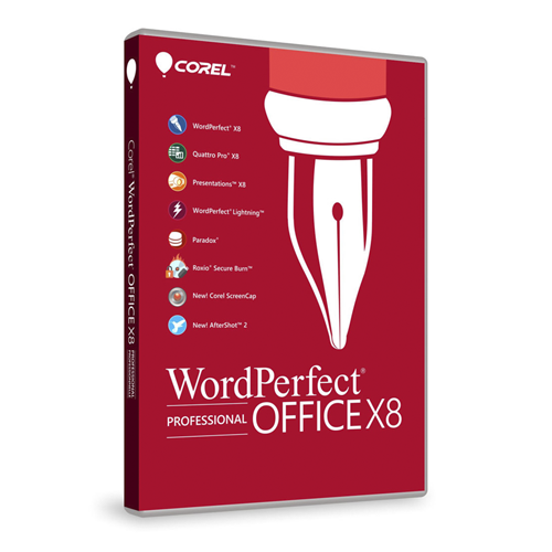 WordPerfect Office X8 Pro Lic ML Lvl 4 100-249 [LCWPX8PROML4]