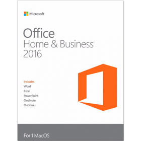 Microsoft Office 2016 Home and Business for MacOS BOX 32/64 bit RU
