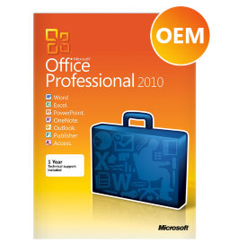 Microsoft Office 2010 Профессиональный OEM 32/64 bit