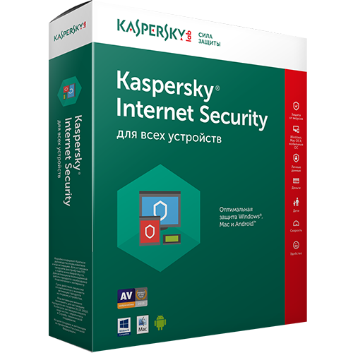 Kaspersky Internet Security для всех устройств на 1 год 3 устройства