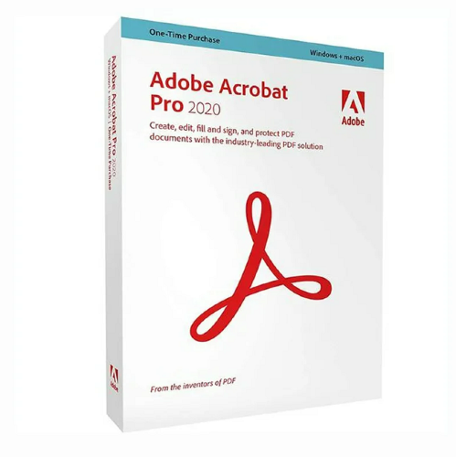 Adobe Acrobat Professional 2020 English (бессрочный)