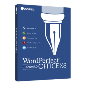 WordPerfect Office X8 Education License 1-60 [LCWPX8MPCAA]